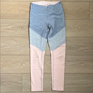Outdoor Voices Colorblock Leggings - Pink and Gray